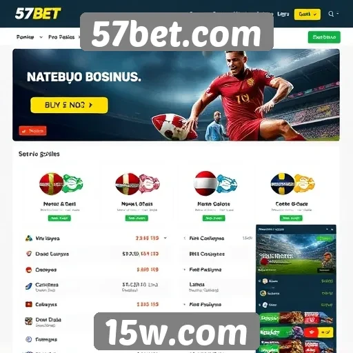 Promoções e bônus disponíveis em 57bet.com